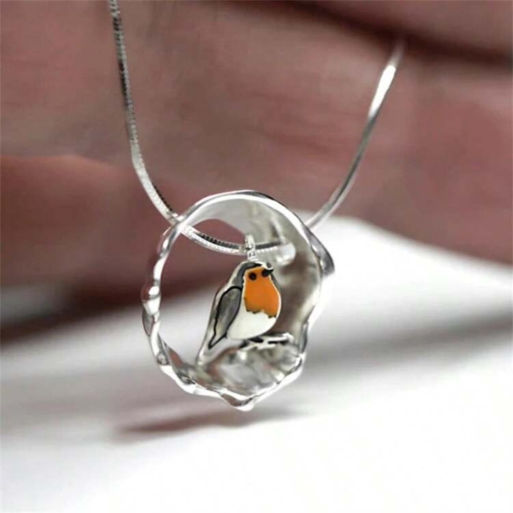 Hollow Small Bird Pendant Necklace - Unique Bohemian 4 Men's &Women's